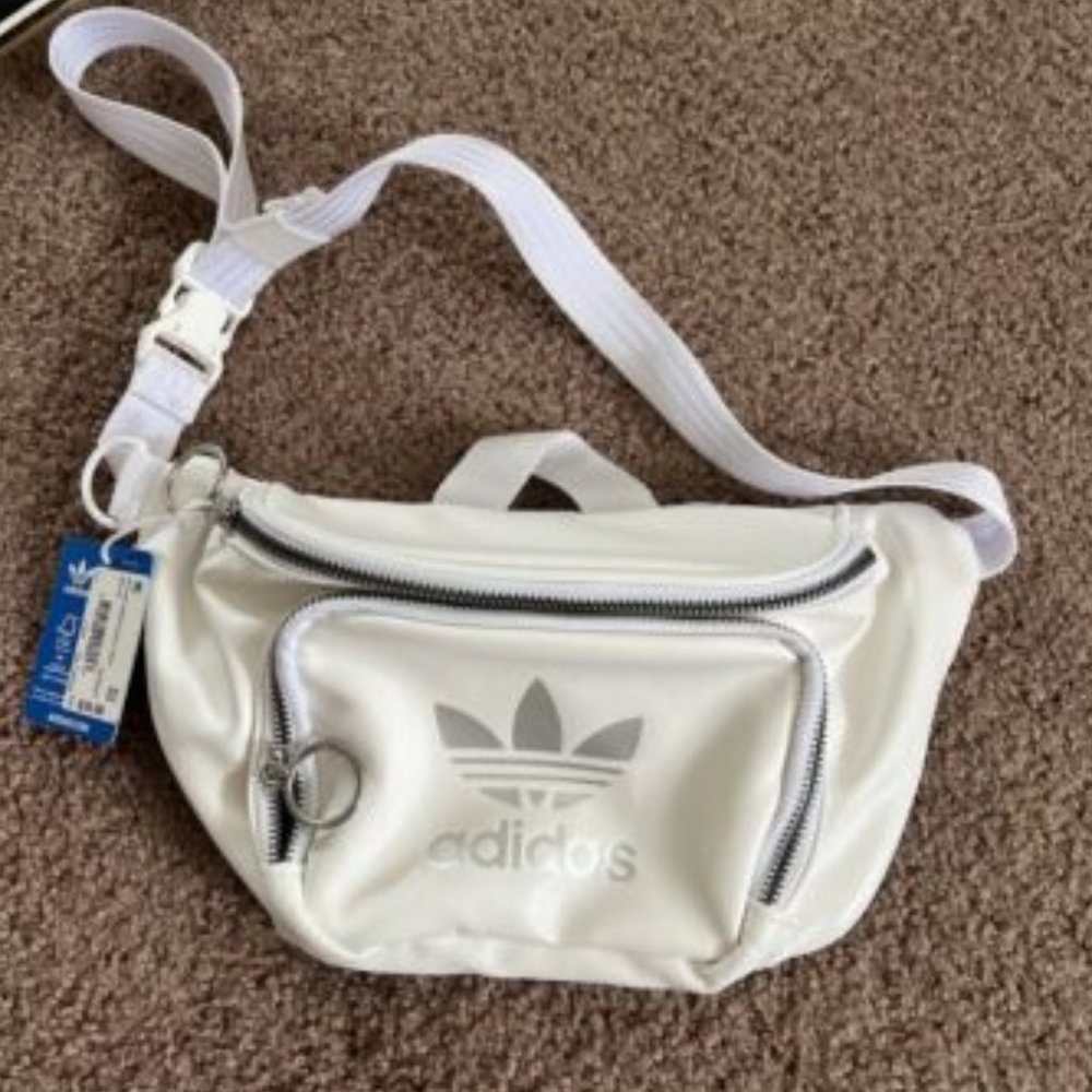 Adidas crossbody white belt bag